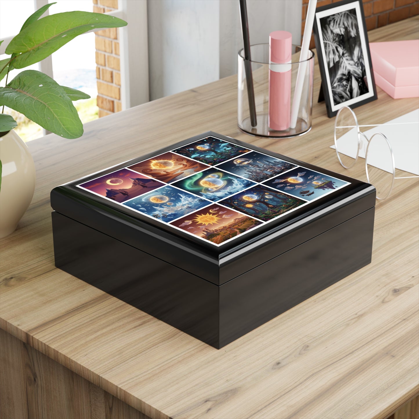 Soul Journey Collage Jewelry Box — Organizer