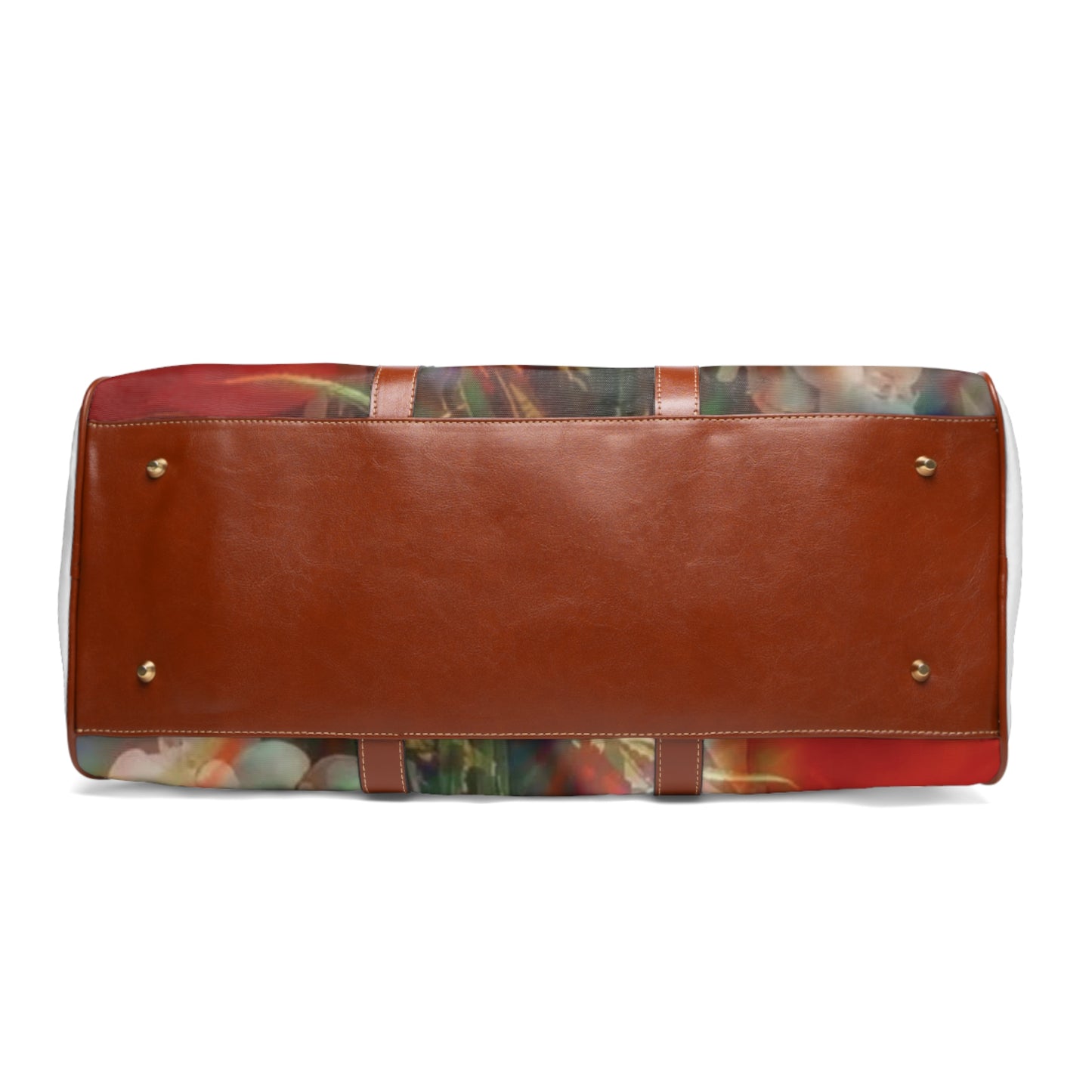 Floral Haze Waterproof Travel Bag — Water-Resistant Weekender Duffel