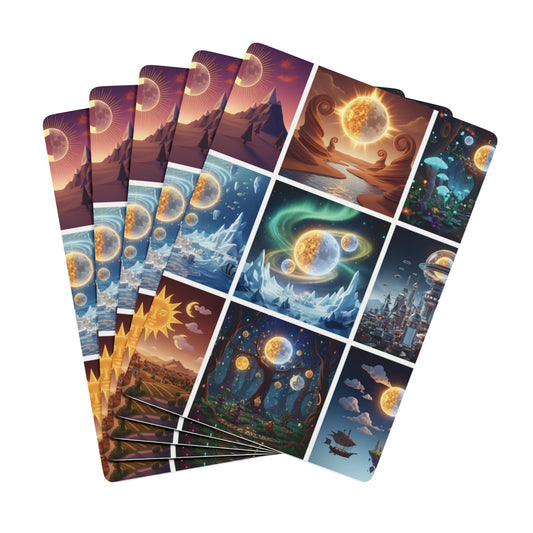 Cosmic Journey Fantasy Poker Playing Cards — Luxury Illustrated Deck