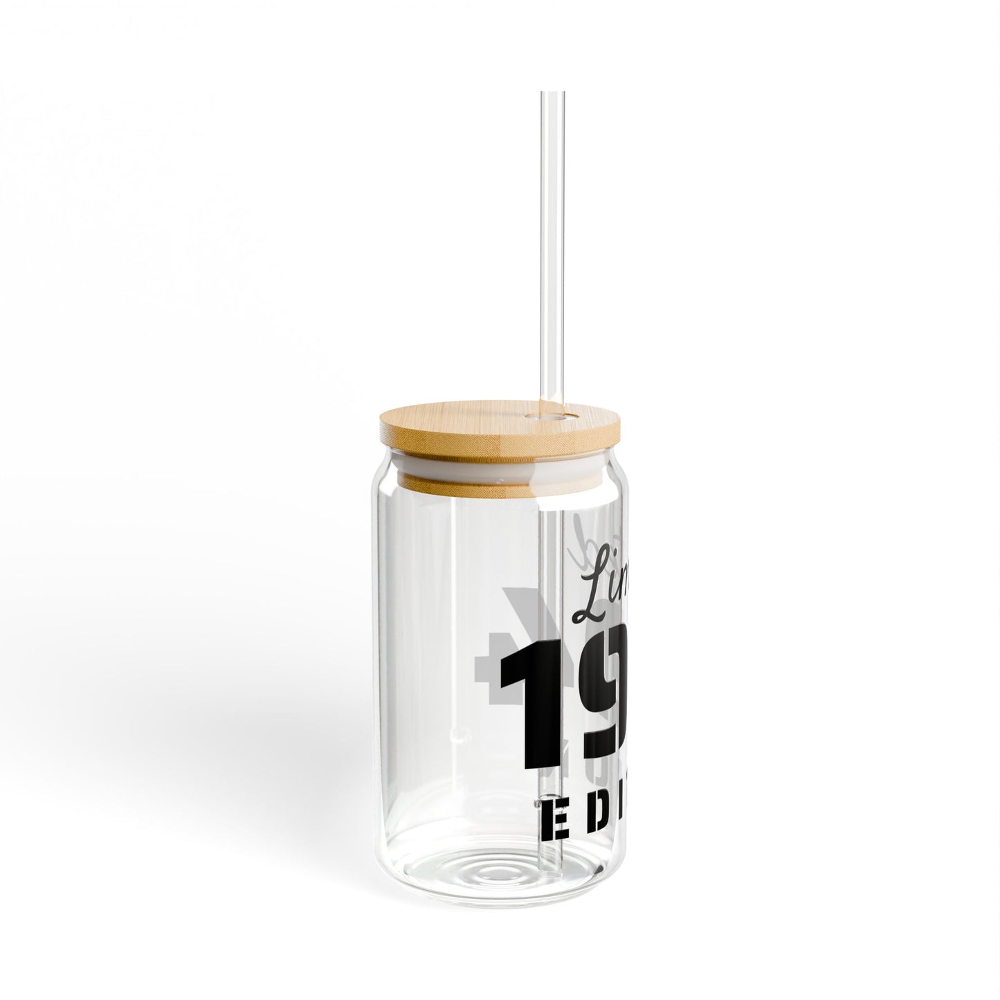 Limited Edition 1994 Sipper Glass with Bamboo Lid, 16oz