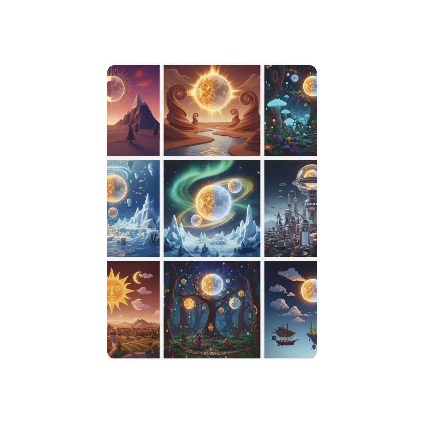 Cosmic Journey Fantasy Poker Playing Cards — Luxury Illustrated Deck