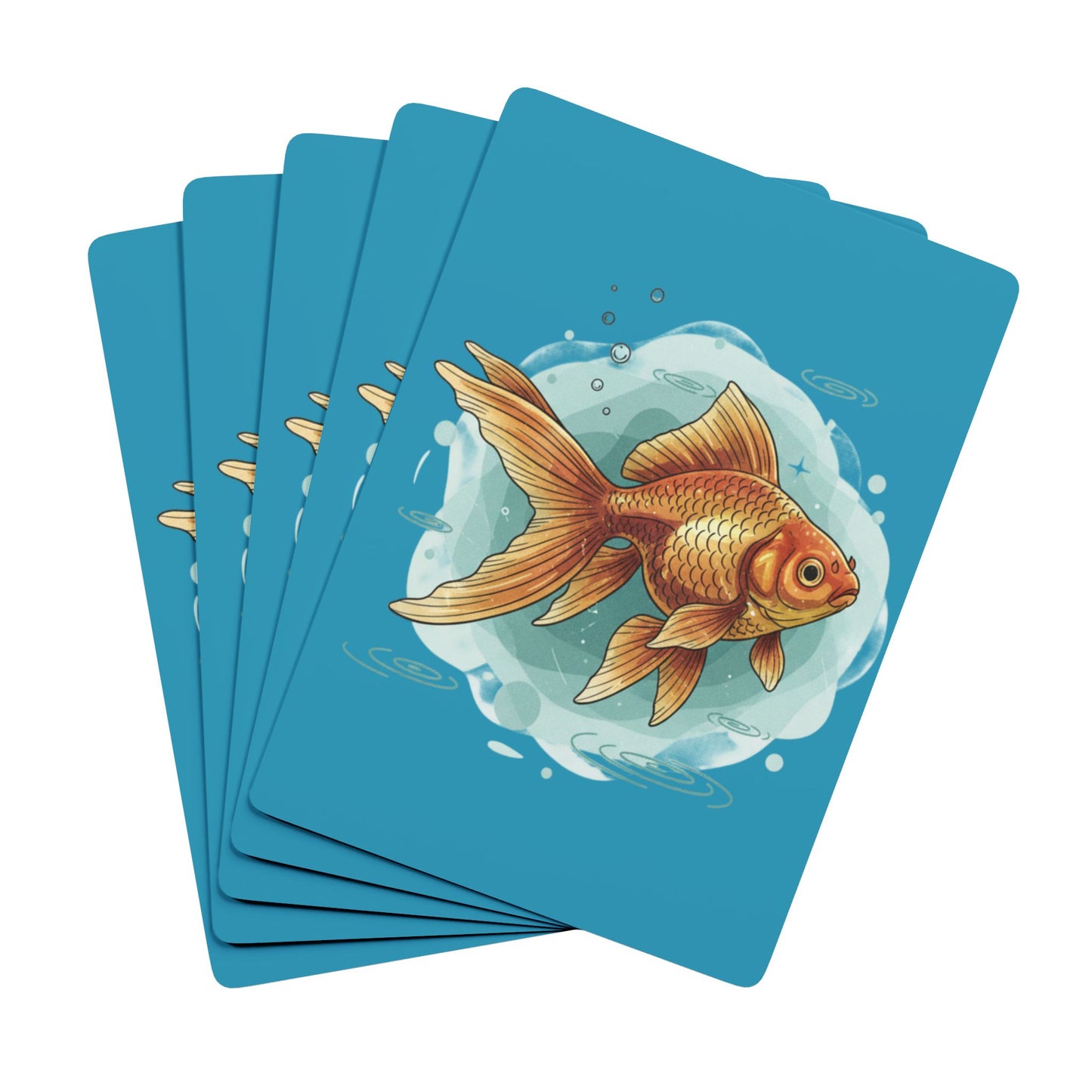 Goldfish Playing Cards — Artistic fish deck
