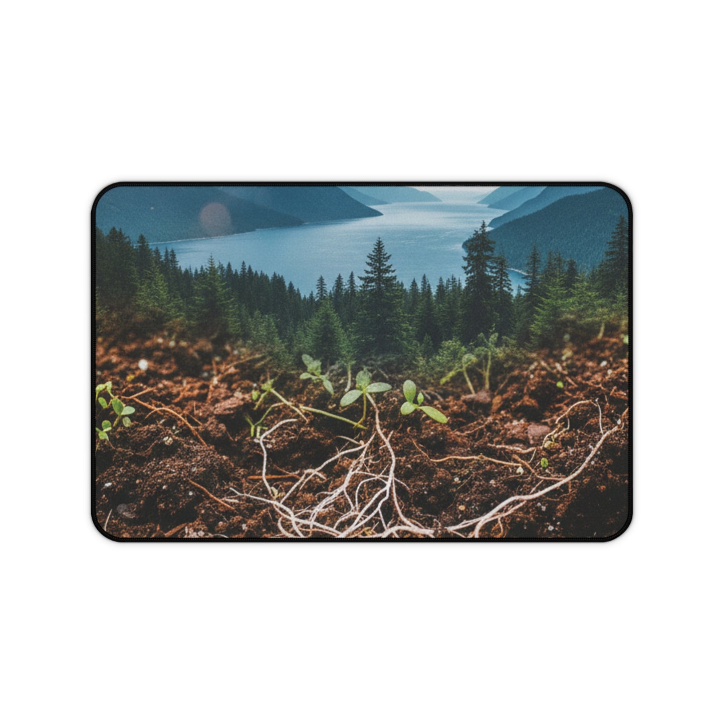 God's creation Desk Mat — Nature roots Mouse Pad