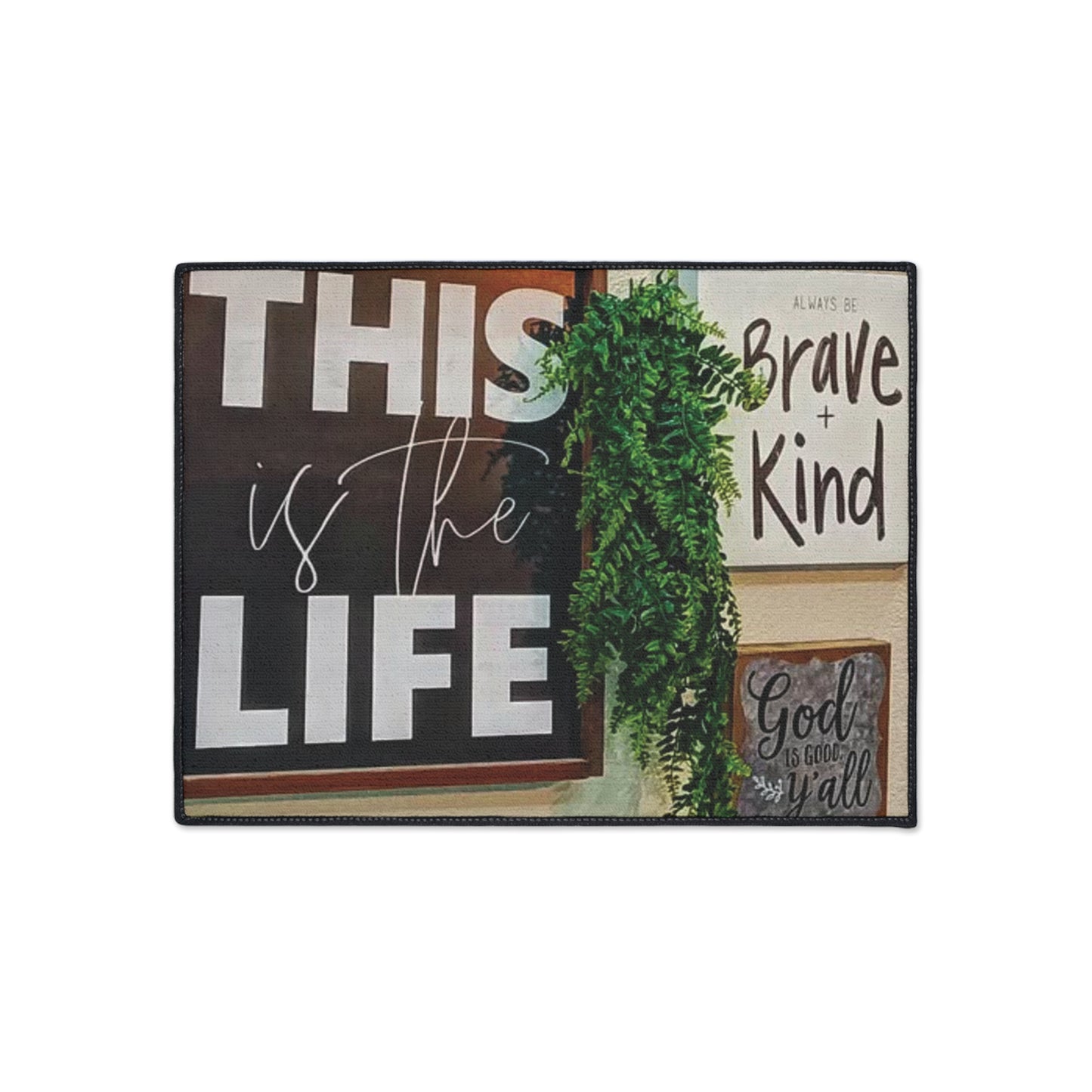 This is The Life Heavy Duty Floor Mat