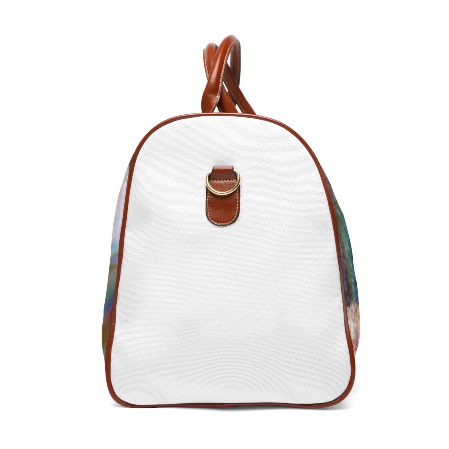 Floral Haze Waterproof Travel Bag — Water-Resistant Weekender Duffel