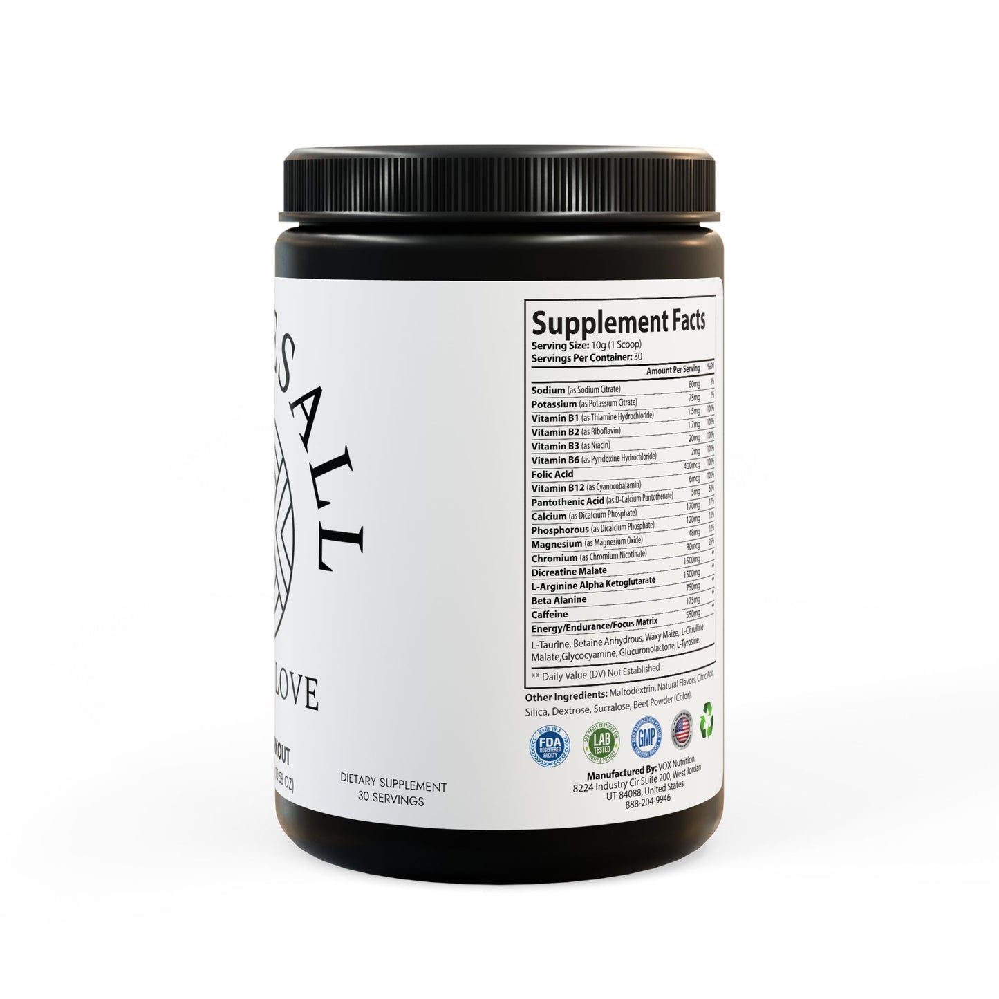 Pre-Workout Supplement, Watermelon (300g, 10.58oz)