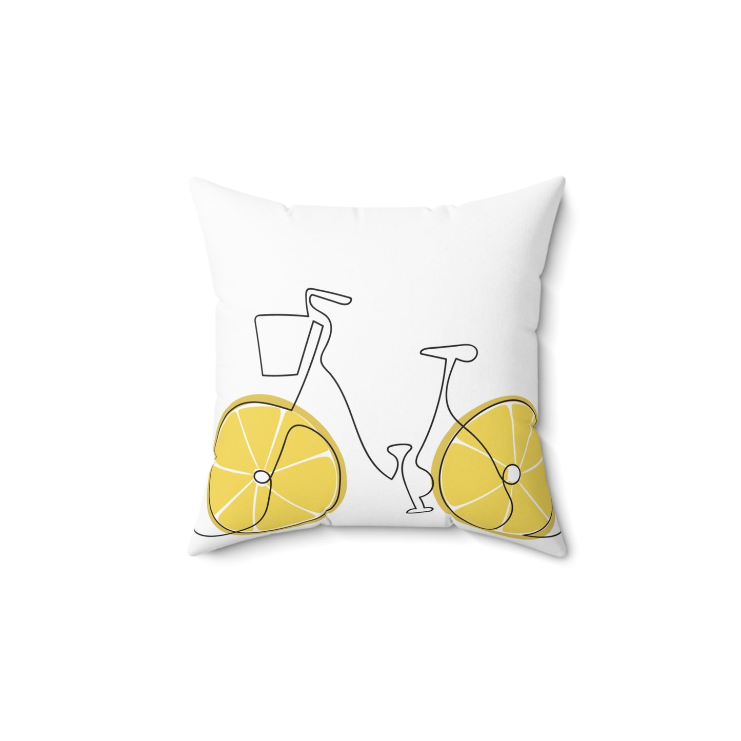 Joyful Lemon Bike Pillow