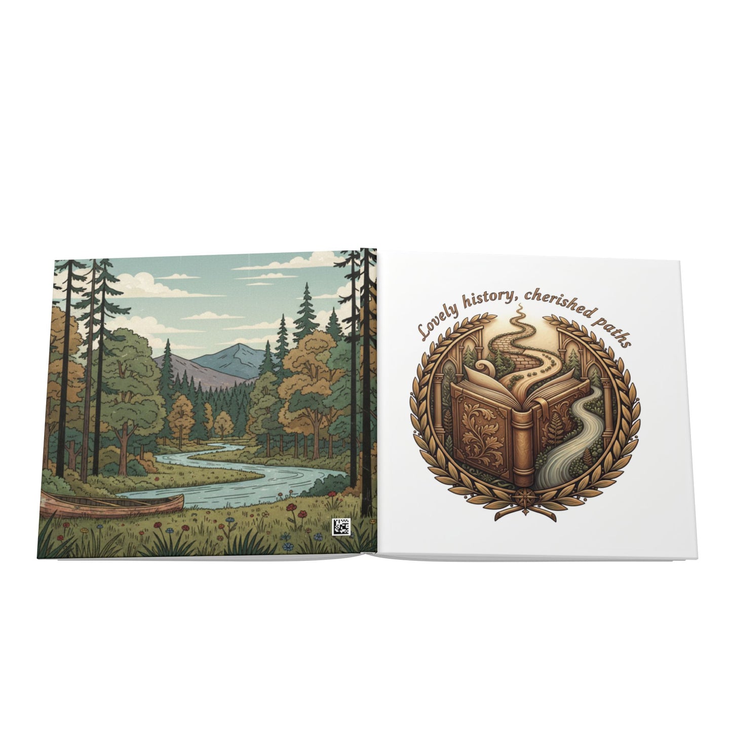 Hardcover Photo Book — "Lovely History, Cherished Paths" Keepsake