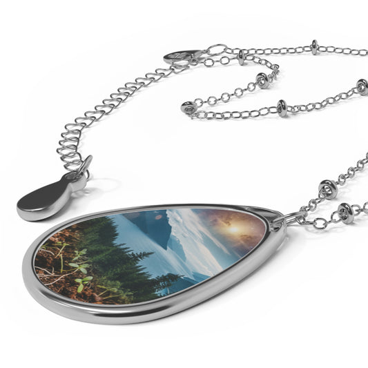 Oval Necklace - Go within