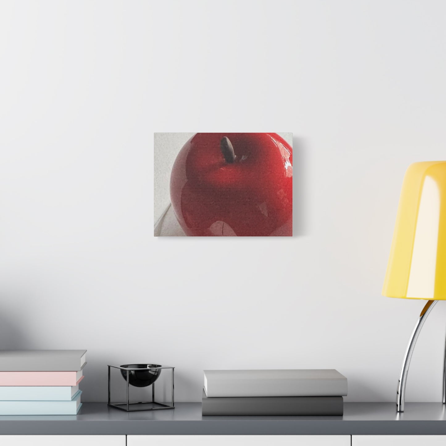 Red Apple Close-Up Matte Stretched Canvas (1.25")