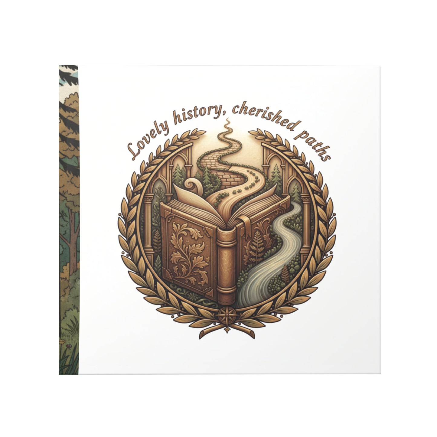 Hardcover Photo Book — "Lovely History, Cherished Paths" Keepsake