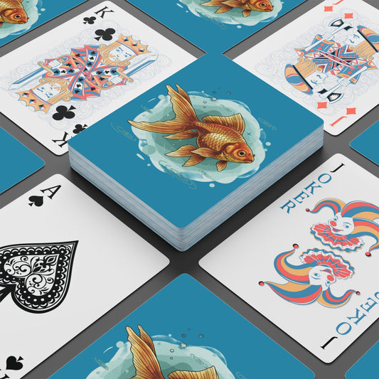 Goldfish Playing Cards — Artistic fish deck