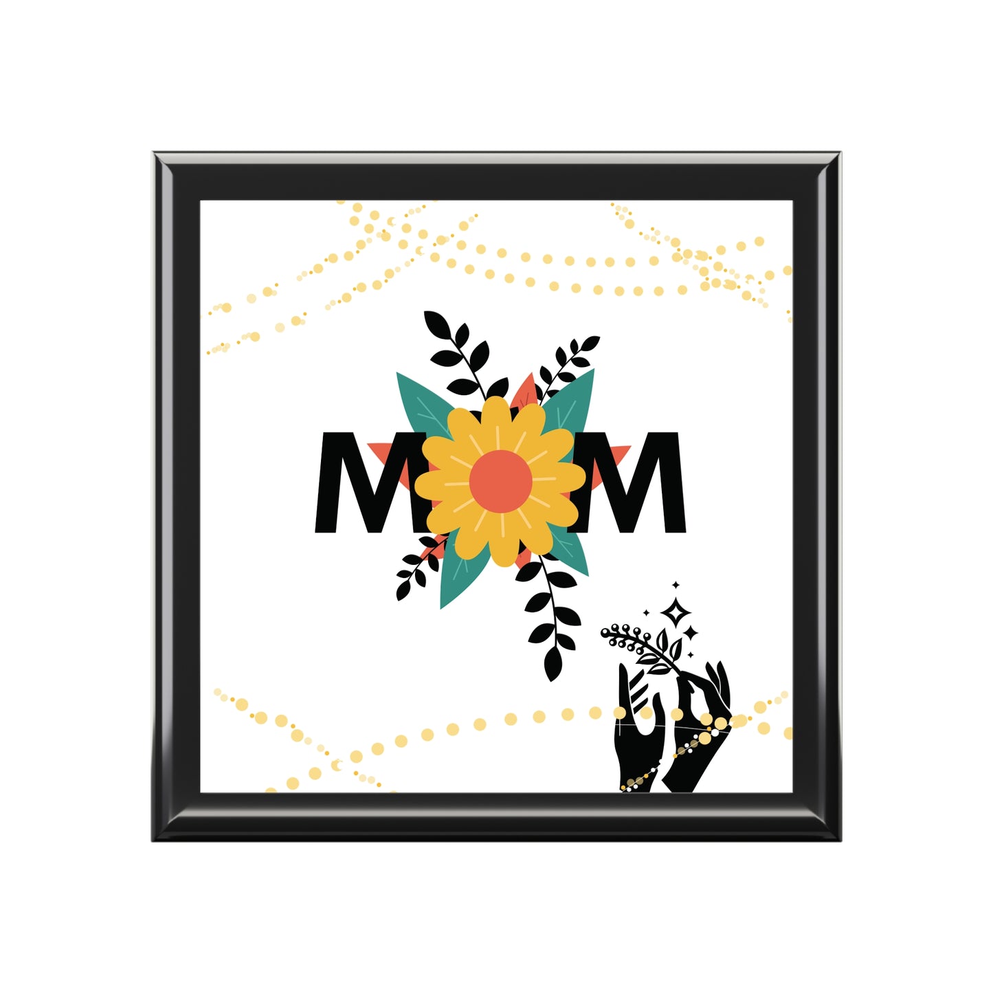 Mom Floral Jewelry Box — Decorative Keepsake gift