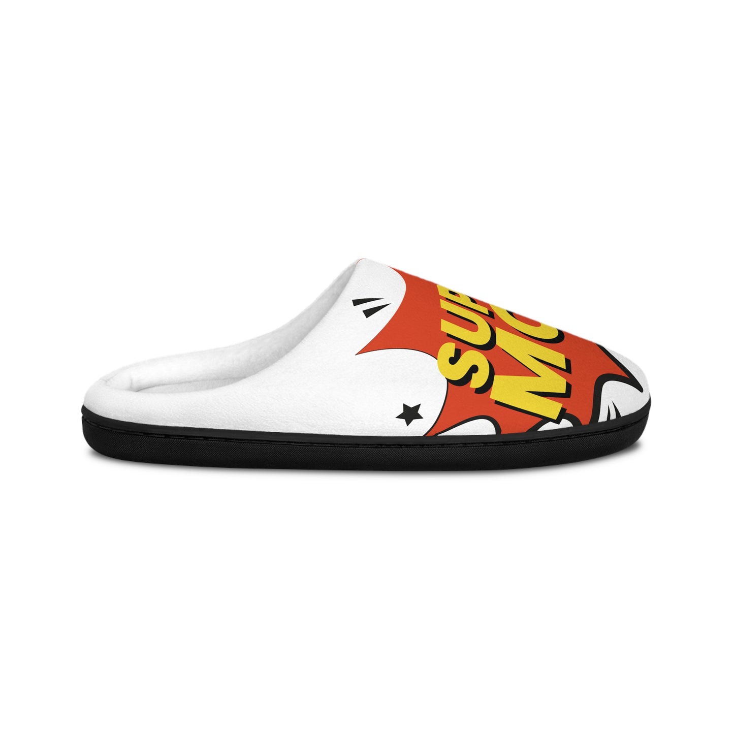 Super Mom Graphic Slippers — Comic Book 'Supermom' house shoes